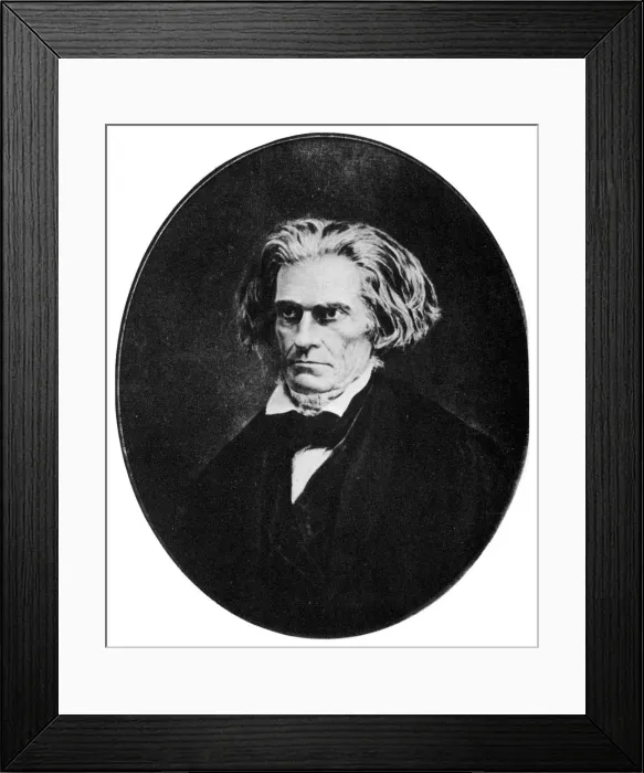 Framed Print : John Caldwell Calhoun, American politician, 1850 (1955) Framed Print : John Caldwell Calhoun, American politician, 1850 (1955)