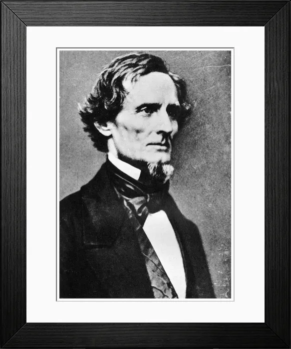 Framed Print : Jefferson Davis, President of the Confederate States of America, c1855-1865 (1955) Framed Print : Jefferson Davis, President of the Confederate States of America, c1855-1865 (1955)