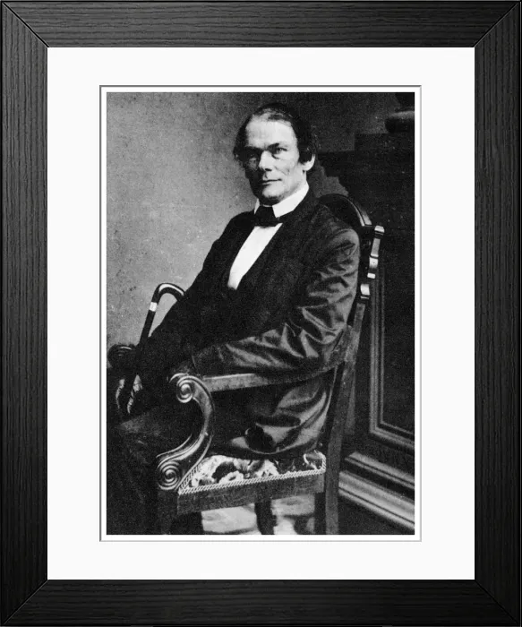 Framed Print : The Reverend Eleazar Williams, c1850s (1955) Framed Print : The Reverend Eleazar Williams, c1850s (1955)