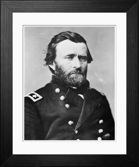Framed Print : General Ulyssess Grant, American soldier and politician, c1860s (1955) Framed Print : General Ulyssess Grant, American soldier and politician, c1860s (1955)