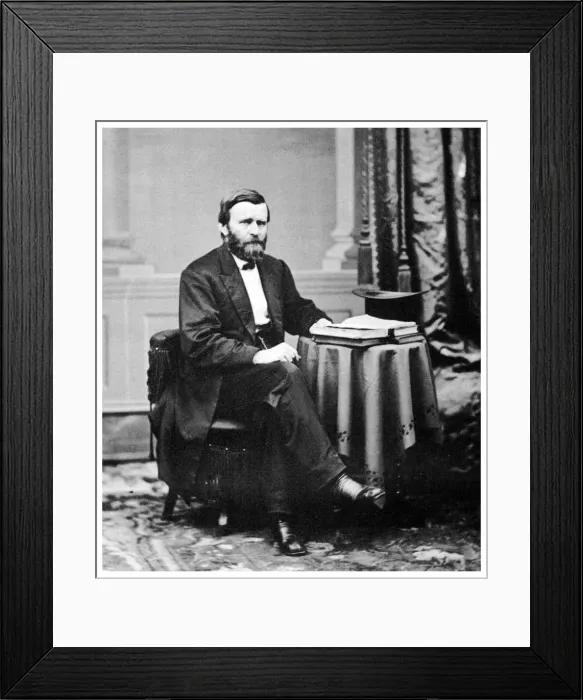 Framed Print : Ulyssess Grant, 18th President of the United States, c1869 (1955) Framed Print : Ulyssess Grant, 18th President of the United States, c1869 (1955)