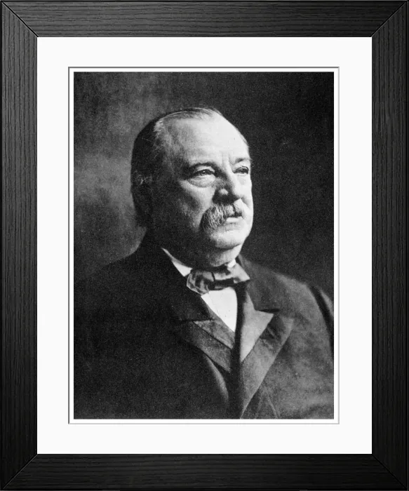 Framed Print : Grover Cleveland, 22nd and 24th President of the United States, 19th century (1955) Framed Print : Grover Cleveland, 22nd and 24th President of the United States, 19th century (1955)