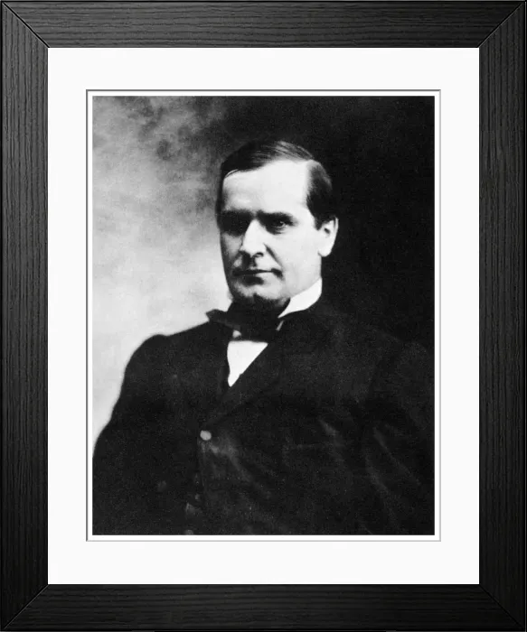 Framed Print : William McKinley, 25th President of the United States, 19th century (1955) Framed Print : William McKinley, 25th President of the United States, 19th century (1955)