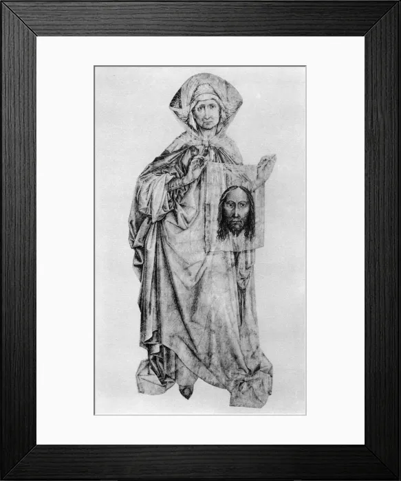 Framed Print : St Veronica, mid 15th century (1958) Framed Print : St Veronica, mid 15th century (1958)