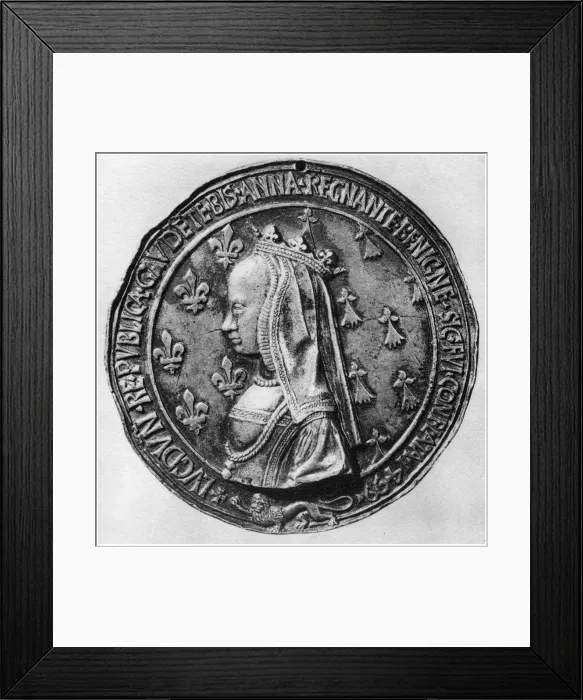 Framed Print : Anne of Brittany, 1499 (1958) Framed Print : Anne of Brittany, 1499 (1958)