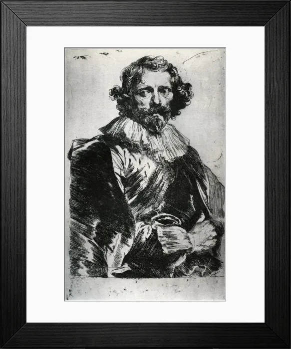 Framed Print : Portrait of Lucas Vorsterman, 1627-1632 (1958) Framed Print : Portrait of Lucas Vorsterman, 1627-1632 (1958)