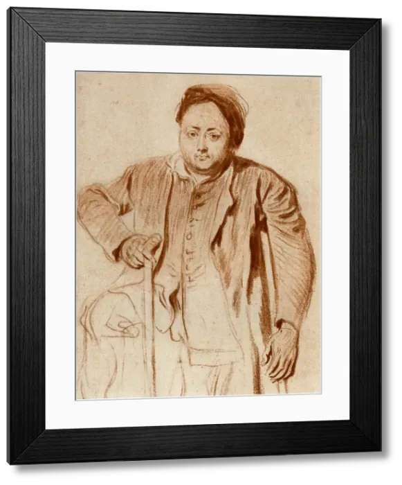 Framed Print : Portrait of a Man on Crutches, c1710 (1958) Framed Print : Portrait of a Man on Crutches, c1710 (1958)