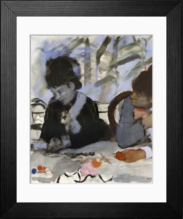 Framed Print : Au Cafe, c1877-1880 (1958) Framed Print : Au Cafe, c1877-1880 (1958)