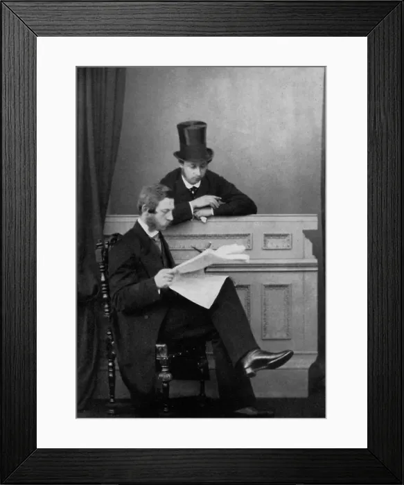 Framed Print : The Prince of Wales and Crown Prince Frederick William of Prussia, Windsor, 1863 (1964) Framed Print : The Prince of Wales and Crown Prince Frederick William of Prussia, Windsor, 1863 (1964)