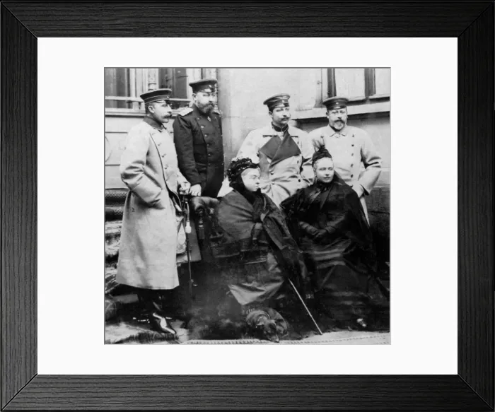 Framed Print : Members of the Royal Family at Coburg, Germany, April 1894 (1964) Framed Print : Members of the Royal Family at Coburg, Germany, April 1894 (1964)