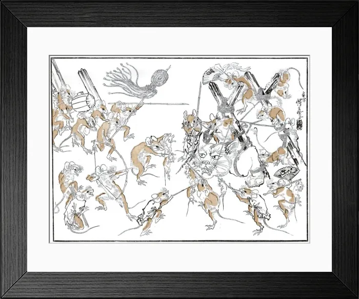 Framed Print : Retribution, the Rats and the Cat, 1878 (1886) Framed Print : Retribution, the Rats and the Cat, 1878 (1886)