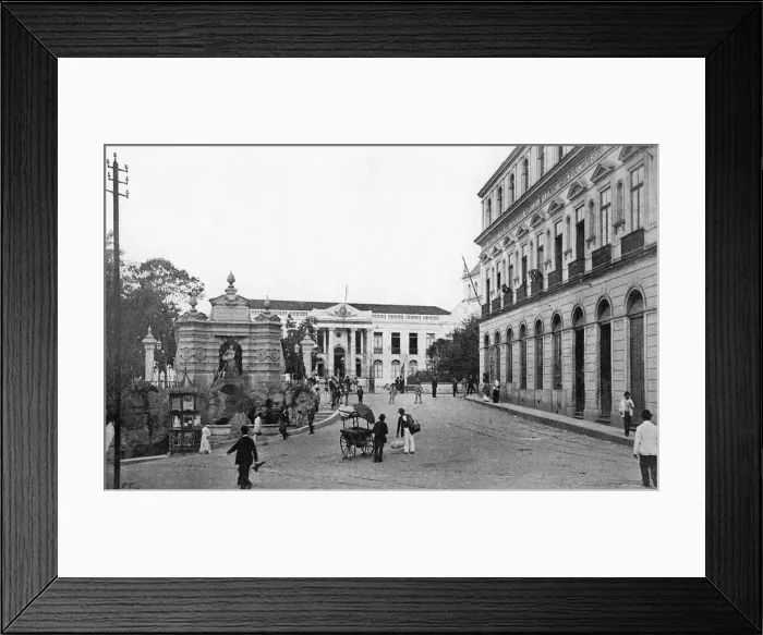 Framed Print : Palace of the Government, Sao Paulo, Brazil, 1895. Artist: A Frisch