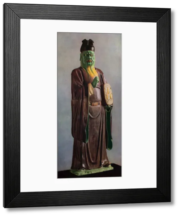 Framed Print : Statuette of a Judge of hell, Chinese, middle Ming dynasty, c15th-16th century (1925) Framed Print : Statuette of a Judge of hell, Chinese, middle Ming dynasty, c15th-16th century (1925)
