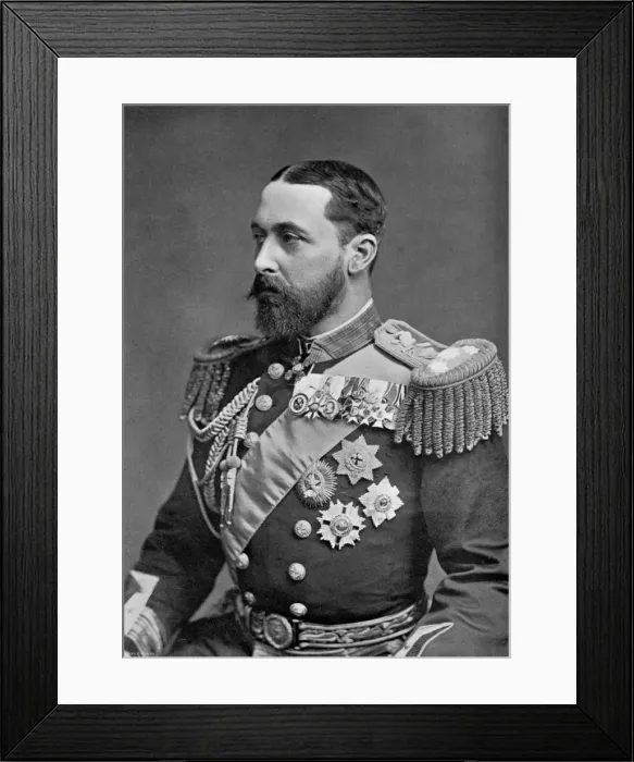 Framed Print : Admiral of the Fleet, the Duke of Saxe-Coburg Gotha, 1896. Artist: Gregory & Co Framed Print : Admiral of the Fleet, the Duke of Saxe-Coburg Gotha, 1896. Artist: Gregory & Co