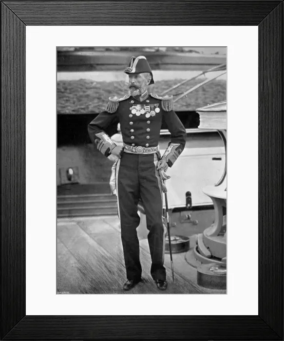 Framed Print : Admiral Sir Michael Culme-Seymour, 1896. Artist: Gregory & Co Framed Print : Admiral Sir Michael Culme-Seymour, 1896. Artist: Gregory & Co