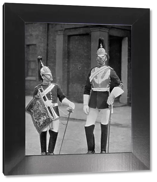 A trooper and trumpeter of the Royal Horse Guards, 1896. Artist: Gregory & Co