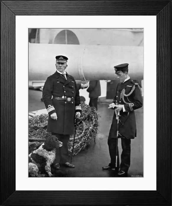 Framed Print : Rear-Admiral Arthur Alington and his Flag Lieutenant, William George Elmhirst Ruck-Keene, 1896. Artist: Gregory & Co Framed Print : Rear-Admiral Arthur Alington and his Flag Lieutenant, William George Elmhirst Ruck-Keene, 1896. Artist: Gregory & Co