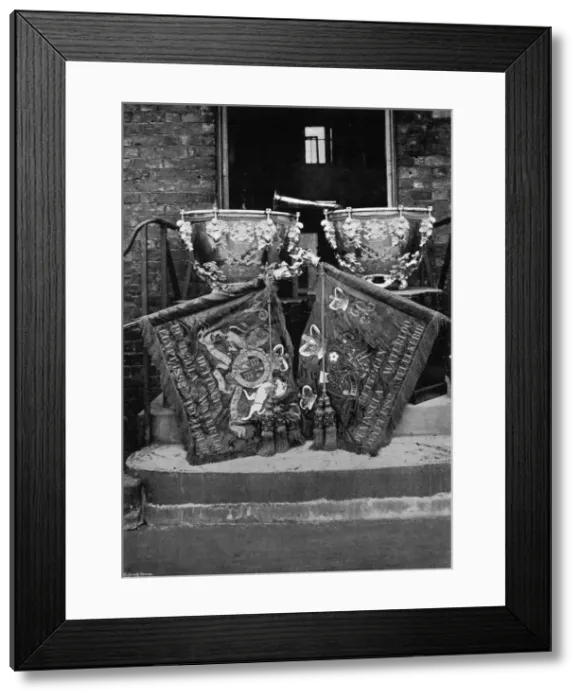 Framed Print : The pride of the 1st Life Guards, 1896. Artist: Gregory & Co Framed Print : The pride of the 1st Life Guards, 1896. Artist: Gregory & Co