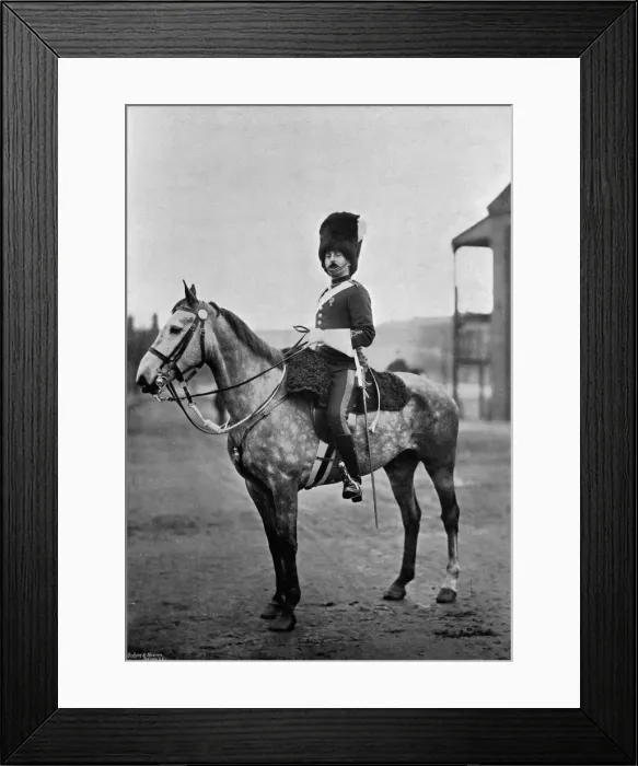 Framed Print : Sergeant Major G Duncan, Regimental Sergeant-Major of the Scots Greys, 1896. Artist: Gregory & Co Framed Print : Sergeant Major G Duncan, Regimental Sergeant-Major of the Scots Greys, 1896. Artist: Gregory & Co