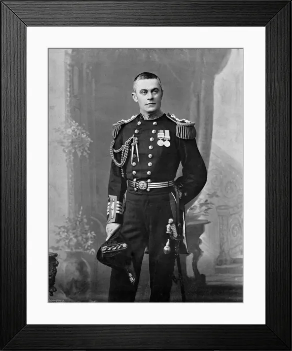 Framed Print : Rear-Admiral Alfred Taylor Dale, Commander in Chief of the Flying Squadron, 1896. Artist: A Debenham Framed Print : Rear-Admiral Alfred Taylor Dale, Commander in Chief of the Flying Squadron, 1896. Artist: A Debenham