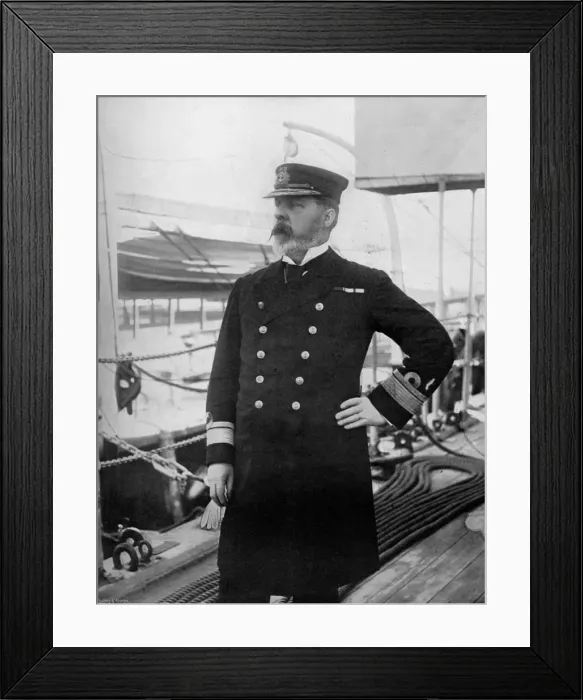 Framed Print : Rear-Admiral Henry Bury Palliser, commander of the British Pacific fleet, 1896. Artist: A Debenham Framed Print : Rear-Admiral Henry Bury Palliser, commander of the British Pacific fleet, 1896. Artist: A Debenham