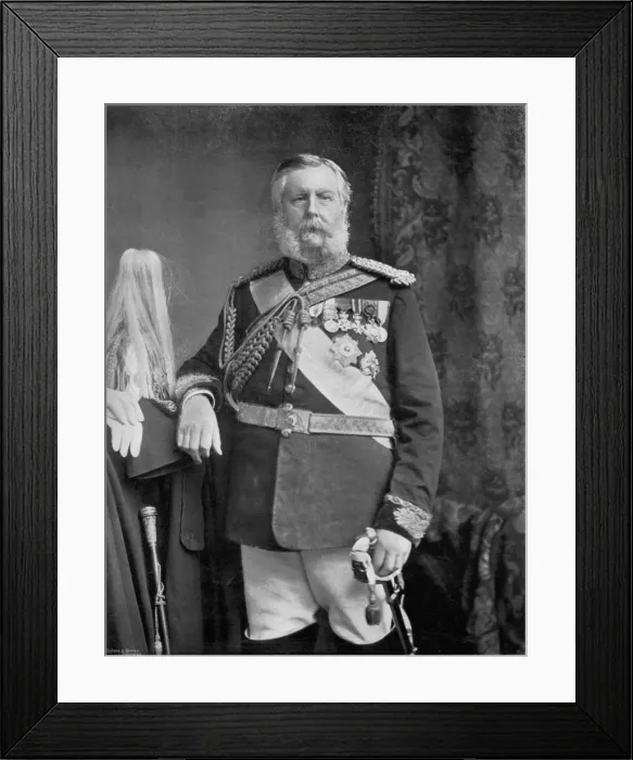 Framed Print : General Prince Edward of Saxe-Weimar, 1896. Artist: Elliott & Fry Framed Print : General Prince Edward of Saxe-Weimar, 1896. Artist: Elliott & Fry