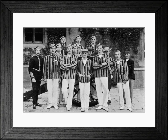 Framed Print : The Royal Military Academy cricket team, 1895 (1896). Artist: Hudson & Kearns