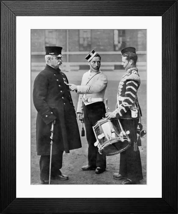 Framed Print : The Veteran, 1896. Artist: Gregory & Co Framed Print : The Veteran, 1896. Artist: Gregory & Co