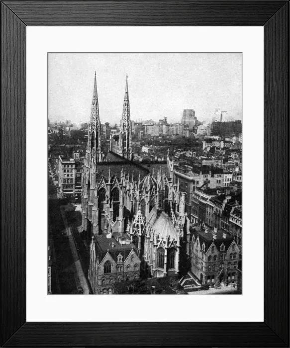 Framed Print : St Patricks Cathedral, New York City, USA, c1930s. Artist: Ewing Galloway Framed Print : St Patricks Cathedral, New York City, USA, c1930s. Artist: Ewing Galloway