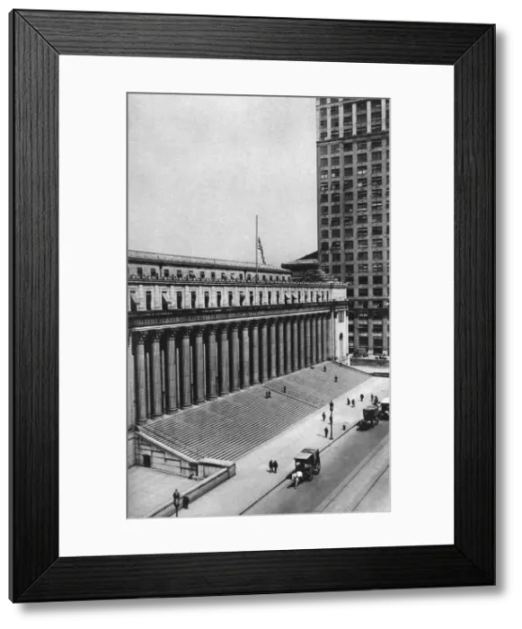 Framed Print : James Farley Post Office building, New York City, USA, c1930s. Artist: Ewing Galloway Framed Print : James Farley Post Office building, New York City, USA, c1930s. Artist: Ewing Galloway