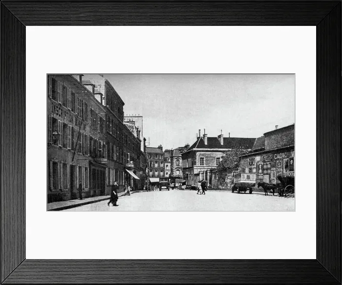 Framed Print : Street in Cherbourg, France, c1930s. Artist: EA Waymark Framed Print : Street in Cherbourg, France, c1930s. Artist: EA Waymark