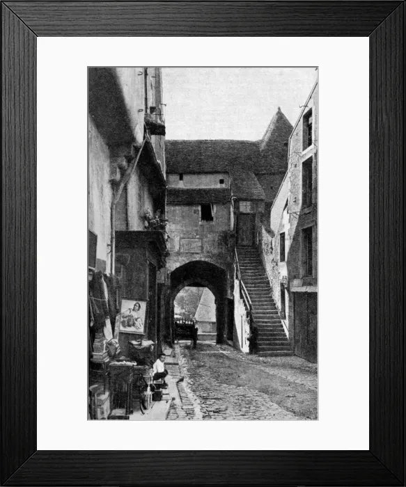Framed Print : An old curiosity shop in Falaise, Normandy, France, c1930s. Artist: Humphrey Joel Framed Print : An old curiosity shop in Falaise, Normandy, France, c1930s. Artist: Humphrey Joel