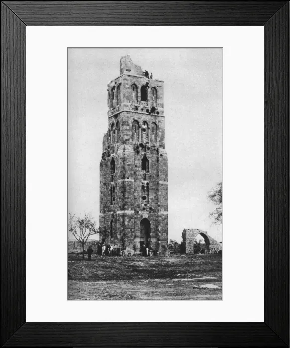 Framed Print : Tower of the Forty Martyrs, Ramla, Palestine, c1930s. Artist: Ewing Galloway Framed Print : Tower of the Forty Martyrs, Ramla, Palestine, c1930s. Artist: Ewing Galloway