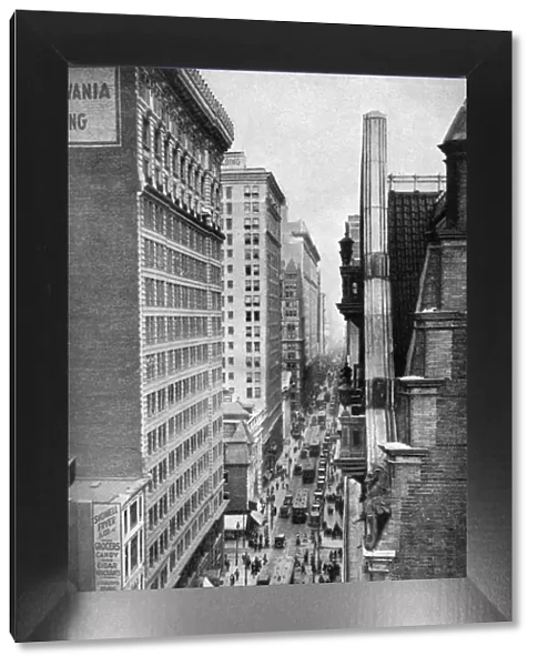 Chestnut Street, Philadelphia, Pennsylvania, USA, c1930s. Artist: Ewing Galloway