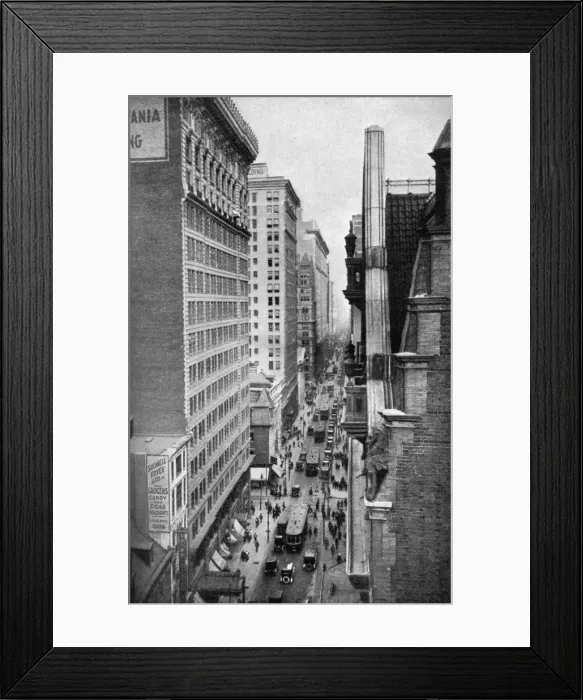 Framed Print : Chestnut Street, Philadelphia, Pennsylvania, USA, c1930s. Artist: Ewing Galloway Framed Print : Chestnut Street, Philadelphia, Pennsylvania, USA, c1930s. Artist: Ewing Galloway