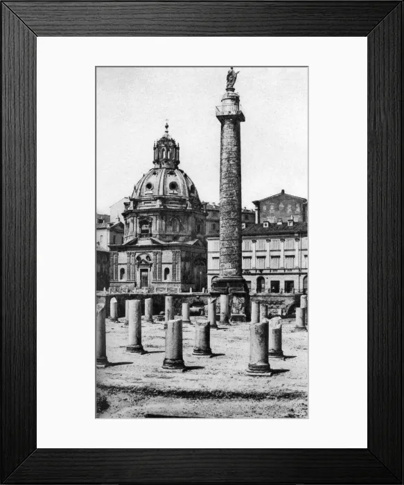 Framed Print : The Church of the Most Holy Name of Mary at the Trajan Forum, Rome, Italy, c1930s Framed Print : The Church of the Most Holy Name of Mary at the Trajan Forum, Rome, Italy, c1930s
