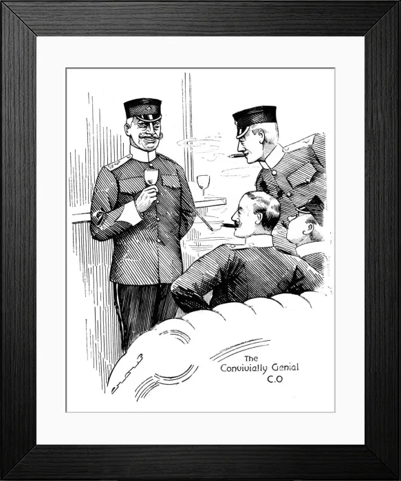 Framed Print : The Convivially Genial CO, 1896