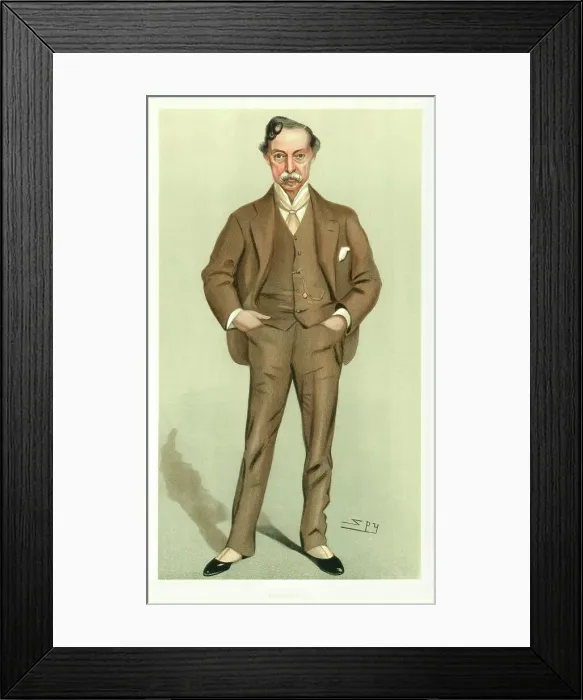 Framed Print : Artist and R A, William Quiller Orchardson, Scottish artist, 1898. Artist: Spy Framed Print : Artist and R A, William Quiller Orchardson, Scottish artist, 1898. Artist: Spy