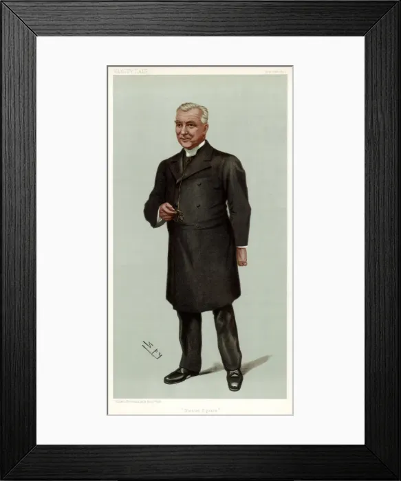 Framed Print : Chester Square, Canon Fleming, British clergyman, 1899. Artist: Spy Framed Print : Chester Square, Canon Fleming, British clergyman, 1899. Artist: Spy