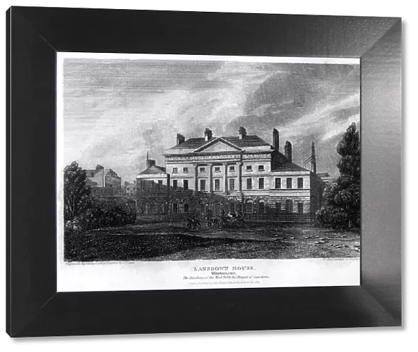 Lansdowne House, Westminster, London, 1815. Artist: J Shury