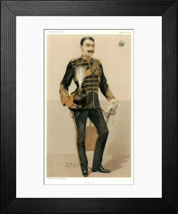 Framed Print : H A C, the Earl of Denbigh, 1894. Artist: Spy Framed Print : H A C, the Earl of Denbigh, 1894. Artist: Spy