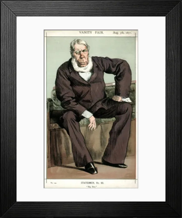 Framed Print : Big Ben George Bentinck, British politician, 1871. Artist: Coide Framed Print : Big Ben George Bentinck, British politician, 1871. Artist: Coide