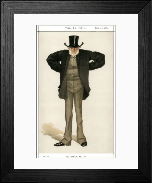 Framed Print : Newcastle on Tyne, Joseph Cowen, British politician, 1872. Artist: Coide Framed Print : Newcastle on Tyne, Joseph Cowen, British politician, 1872. Artist: Coide