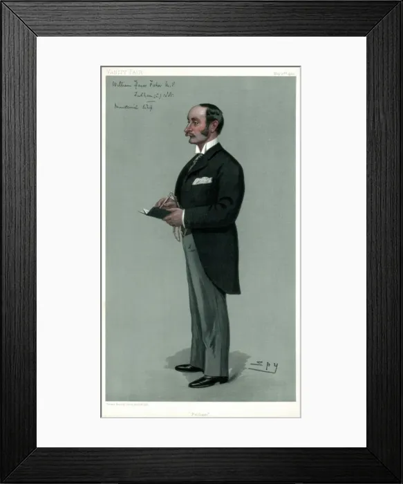 Framed Print : Fulham, William Hayes Fisher, British politician, 1900. Artist: Spy Framed Print : Fulham, William Hayes Fisher, British politician, 1900. Artist: Spy