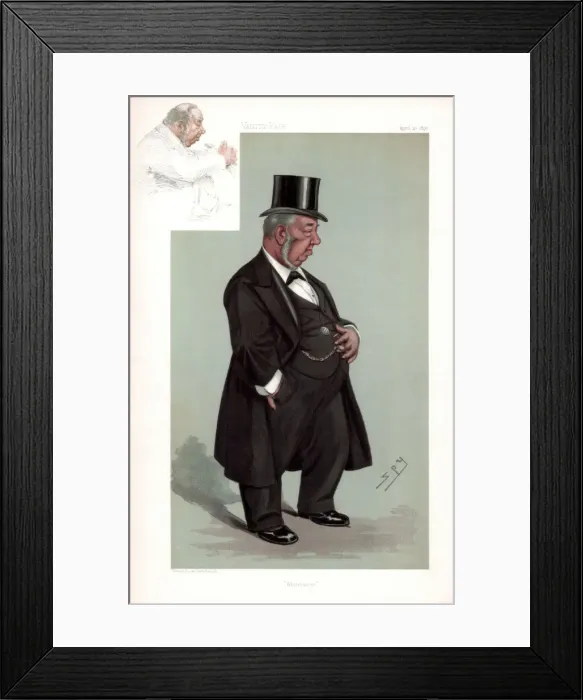 Framed Print : Whitehaven, Augustus Helder, British politician, 1896. Artist: Spy Framed Print : Whitehaven, Augustus Helder, British politician, 1896. Artist: Spy