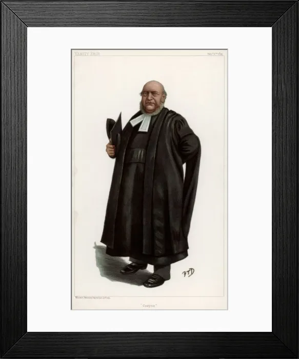 Framed Print : Corpus, the Reverend Thomas Fowler, Vice-Chancellor of Oxford University, 1899. Artist: FTD Framed Print : Corpus, the Reverend Thomas Fowler, Vice-Chancellor of Oxford University, 1899. Artist: FTD