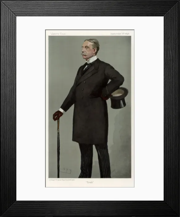 Framed Print : Tirah, General Sir William Stephen Alexander Lockhart, Scottish soldier, 1898. Artist: Spy Framed Print : Tirah, General Sir William Stephen Alexander Lockhart, Scottish soldier, 1898. Artist: Spy