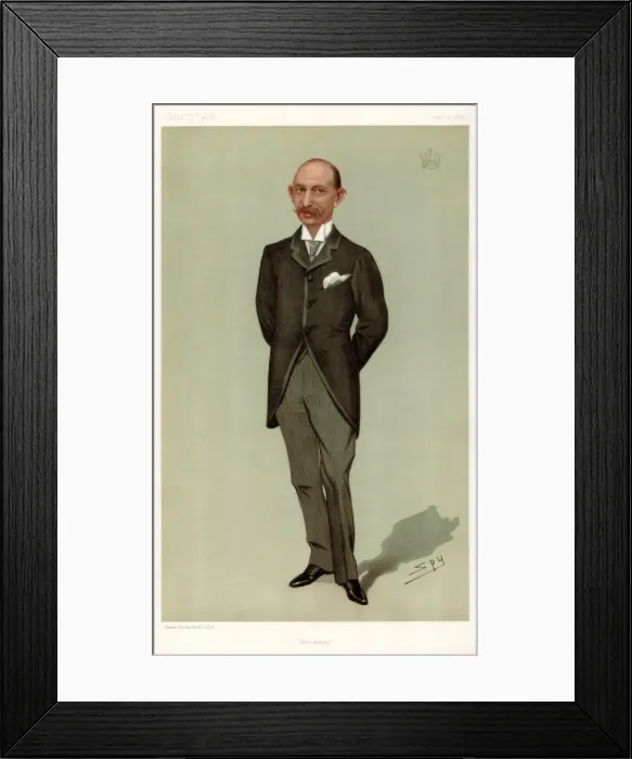 Framed Print : Brocklesby, the Earl of Yarborough, 1896. Artist: Spy Framed Print : Brocklesby, the Earl of Yarborough, 1896. Artist: Spy