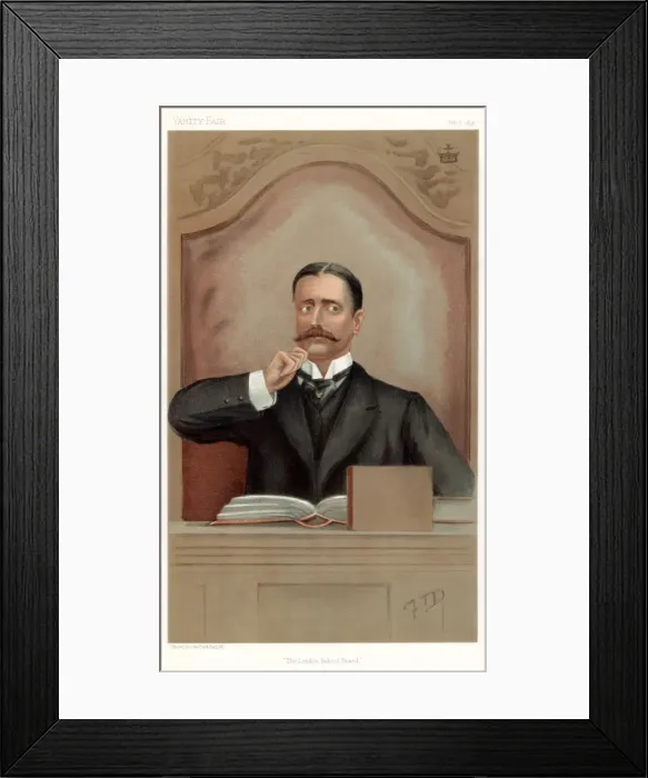 Framed Print : The London School Board, the Marquess of Londonerry, 1896. Artist: FTD Framed Print : The London School Board, the Marquess of Londonerry, 1896. Artist: FTD