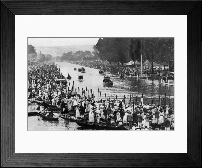 Framed Print : Henley Regatta, Oxfordshire, 6th July 1912 (1937). Artist: Horace Walter Nicholls Framed Print : Henley Regatta, Oxfordshire, 6th July 1912 (1937). Artist: Horace Walter Nicholls